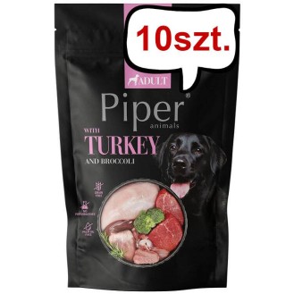 Piper Animals Adult Indyk z brokułem Mokra karma dla psa op. 500g Pakiet 10szt.