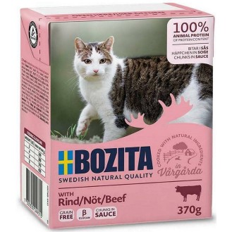 Bozita Adult Wołowina w sosie Mokra Karma dla kota op. 370g