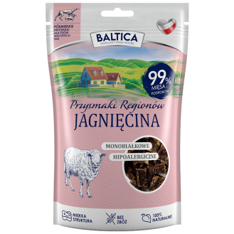 Baltica Monobiałkowe Przysmaki Regionów Jagnięcina dla psa op. 80g