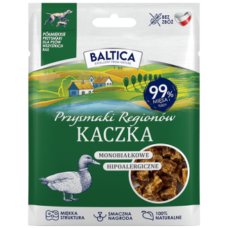 Baltica Monobiałkowe Przysmaki Regionów Kaczka dla psa op. 30g