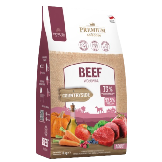 Pokusa Premium Selection Countryside Beef Sucha Karma dla psa op. 3kg