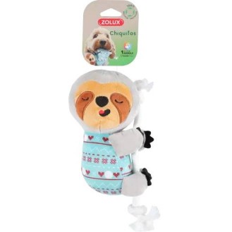 Zolux Chiquitos leniwiec ze sznurkiem pluszowa zabawka dla psa rozm. 22.5cm nr kat. 480662 WYPRZEDAŻ