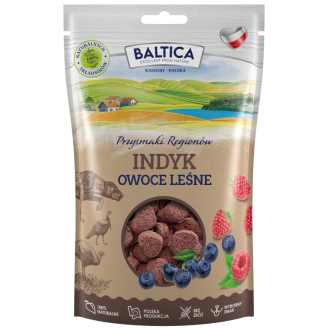 Baltica Przysmaki Regionów Indyk z owocami leśnymi dla psa op. 100g