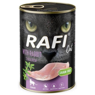 Rafi Cat Adult Sterilised Królik Mokra Karma dla kota op. 400g