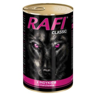 Rafi Classic Dog Indyk z marchewką Mokra Karma dla psa op. 1240g