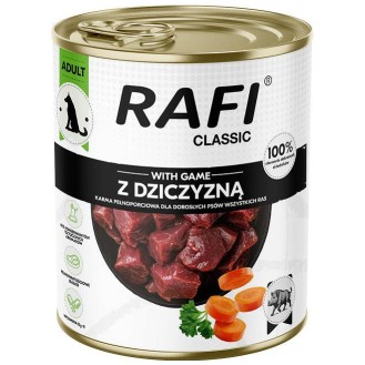 Rafi Classic Dog Dziczyzna Mokra Karma dla psa op. 800g