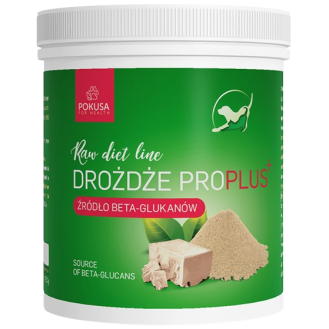 Pokusa RawDietLine Drożdże ProPlus dla psa i kota op. 1kg