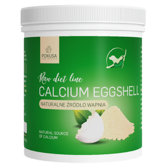 Pokusa RawDietLine Skorupy Jaj Calcium Eggshell dla psa i kota op. 500g