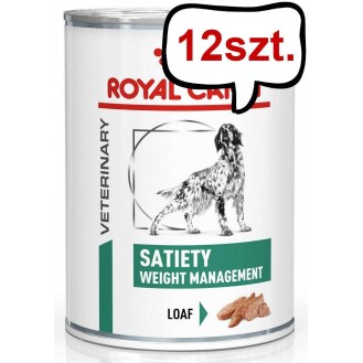 Royal Canin Vet Satiety Weight Management Mokra Karma dla psa op. 410g Pakiet 12szt.