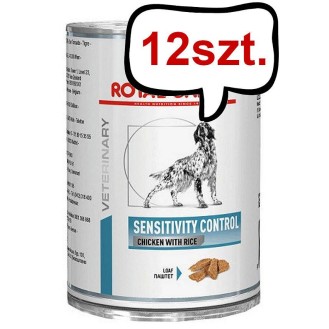 Royal Canin Vet Sensitivity Control Chicken&Rice Mokra Karma dla psa op. 410g Pakiet 12szt.