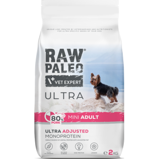VetExpert Raw Paleo Ultra Adult Mini Wieprzowina Sucha Karma dla psa op. 2kg