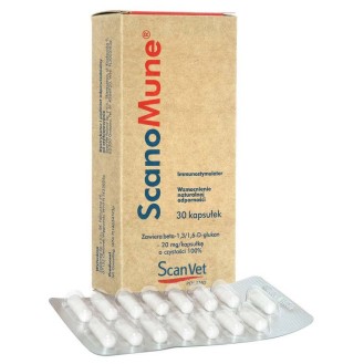 Scanvet Preparat na odporność Scanomune dla psa i kota op. 30 kapsułek