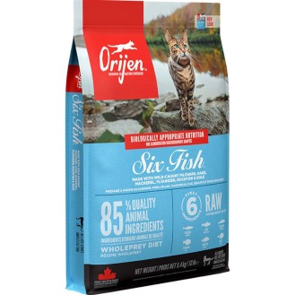 Orijen Cat Six Fish Sucha Karma dla kota op. 5.4kg