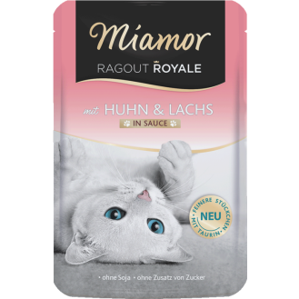 Miamor Ragout Royale Adult Kurczak i łosoś Mokra Karma dla kota op. 100g