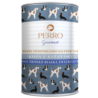 Perro Gourmet Adult Koza z batatami Mokra Karma dla psa op. 400g