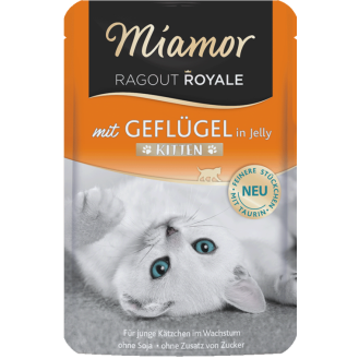 Miamor Ragout Royale Kitten Drób Mokra Karma dla kociąt op. 100g