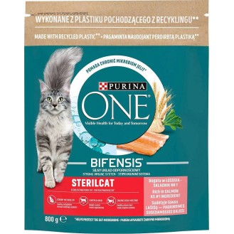 Purina ONE Cat Sterilcat z Łososiem Sucha Karma dla kota op. 800g