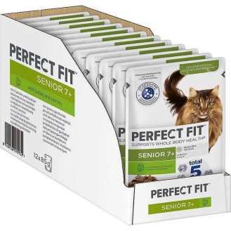 Perfect Fit Senior 7+ indyk w sosie Mokra Karma dla kota op. 12x85g