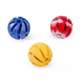 Sum Plast Piłka spiralna zapachowa dla psa mix kolorów śr. 4cm WYPRZEDAŻ