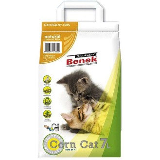 Super Benek Żwirek kukurydziany Corn Cat Naturalny dla kota poj. 25l