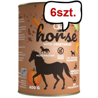 Syta Micha Chef Horse Mokra Karma dla psa op. 400g Pakiet 6szt.