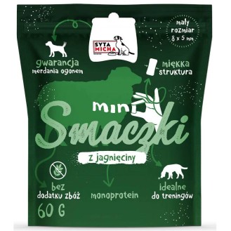 Syta Micha Przysmak Mini Smaczki z jagnięciny dla psa op. 60g