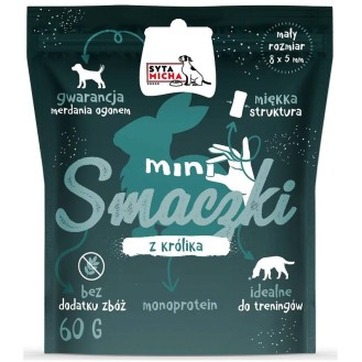 Syta Micha Przysmak Mini Smaczki z królika dla psa op. 60g