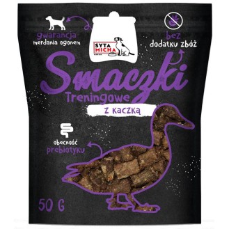 Syta Micha Smaczki treningowe z Kaczką dla psa op. 50g