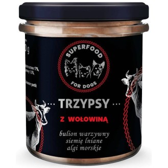 Trzypsy Deluxe z Wołowiną Karma Mokra dla psa op. 300g