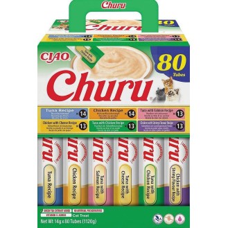 Inaba Ciao Churu Tuna and Chicken Recipe Przysmak dla kota op. 80x14g