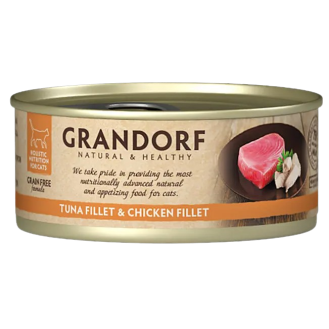 Grandorf Adult Tuna&Chicken Fillet Mokra karma dla kota op. 70g