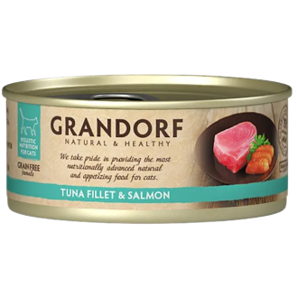 Grandorf Adult Tuna&Salmon Fillet Mokra karma dla kota op. 70g