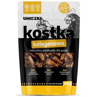 Uniszki Przysmak Kostki kolagenowe dla psa op. 100g
