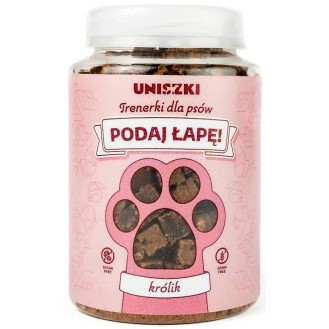 Uniszki Trenerki Podaj łapę! Królik Przysmaki dla psa op. 210g
