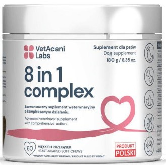 VetAcani Labs 8in1 Complex Suplement diety dla psów op. 180g