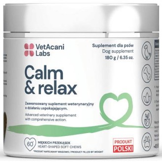 VetAcani Labs Calm&relax Suplement diety dla psów op. 180g
