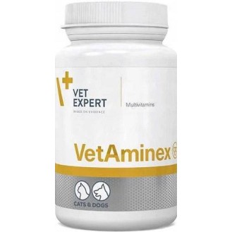 VetExpert VetAminex Preparat witaminowo mineralny dla psów i kotów op. 60 kapsułek