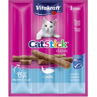 Vitakraft Kabanosy Cat Stick Mini łosoś dla kota op. 3szt.