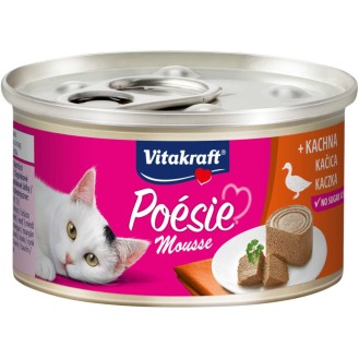 Vitakraft Poesie Mousse z kaczką Mokra karma dla kota op. 85g