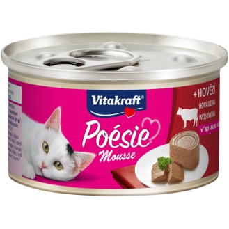 Vitakraft Poesie Mousse z wołowiną Mokra karma dla kota op. 85g