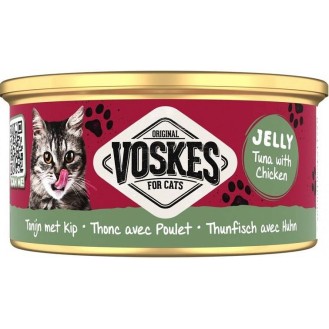 Voskes Original Jelly Tuna with Chicken (Tuńczyk z Kurczakiem) Mokra Karma dla kota op. 85g