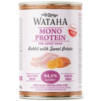 Wataha Mono Adult Rabbit&Sweet Potato Mokra Karma dla psa op. 400g