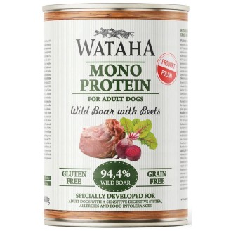Wataha Mono Adult Wild Boar&Beets Mokra Karma dla psa op. 400g