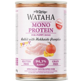 Wataha Mono Puppy Rabbit&Hokkaido Pumpkin Mokra Karma dla szczeniaka op. 400g