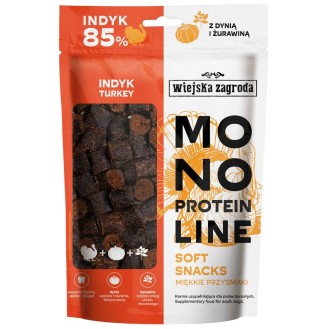 Wiejska Zagroda Monoprotein Soft Snacks Przysmaki z Indykiem dla psa op. 115g
