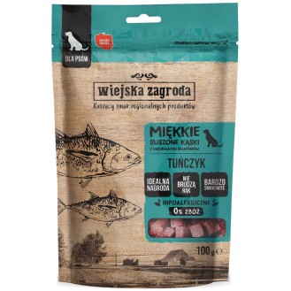 Wiejska Zagroda Przysmaki Suszone Kąski Tuńczyk dla psa op. 100g