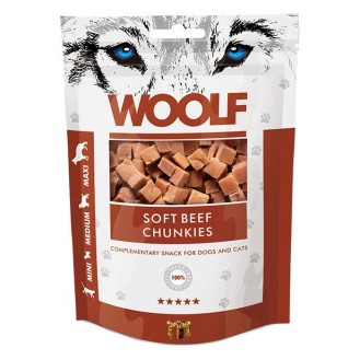 Woolf Przysmak Soft Beef Chunkies dla psa op. 100g