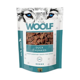 Woolf Przysmak Duck Chunkies dla psa op. 100g