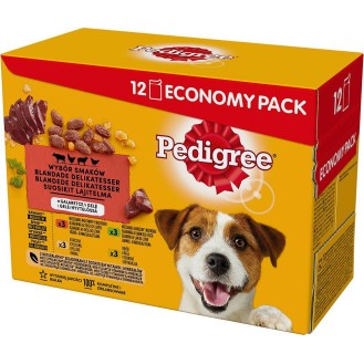 Pedigree Adult Wybór Smaków w galaretce Mokra Karma dla psa op. 12x100g