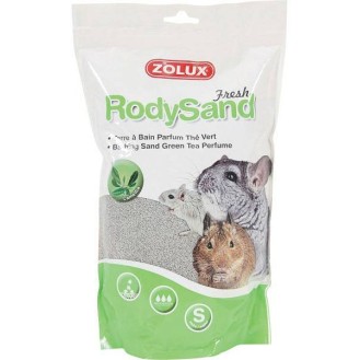 Zolux Piasek do kąpieli Rody Sand Fresh dla gryzonia zapach zielona herbata op. 2l